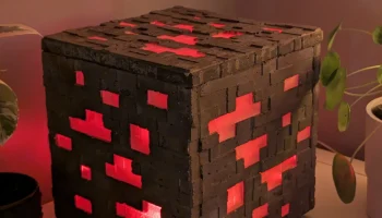 Настоящая лампа из бетонной руды Minecraft........ 3