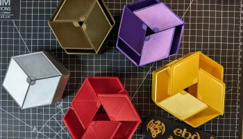 Раздвижная шестигранная коробка