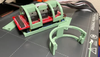 Роботы Rhino Крепление Arduino Megamotor6 1
