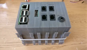 Коробка DIN Raspberry Pi 3 1