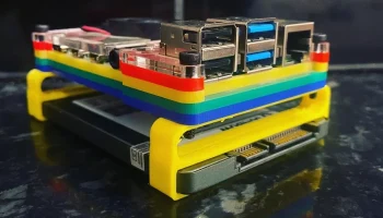 Чехол Pimoroni Pibow Coupe 4 с креплением SSD 2,5-дюймовы... 1