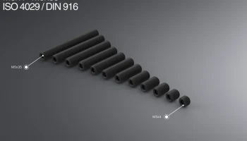 Набор установочных винтов M5 M5x4-M5x35 ISO 4029 / DIN 91..