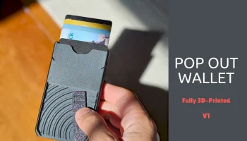 Выдвижной кошелек V1 (полностью напечатан на 3D-принтере)...