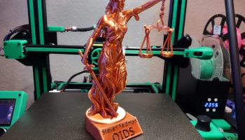 Lady Justice Remix для простой печати FDM