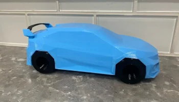 Низкополигональная Honda Civic Type-R 2