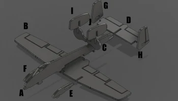 Карточка комплекта A-10 Thunderbolt II "Бородавочник" 6