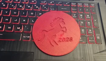 Подставка для стекла 2026 Год Лошади........ 2
