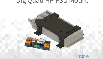 Контроллер QuinLED Dig Quad Система крепления блока питан..