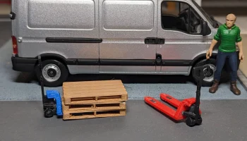 Домкрат для поддонов - масштаб 1:43 3