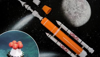 SLS Artemis 2 (магнитная модель)