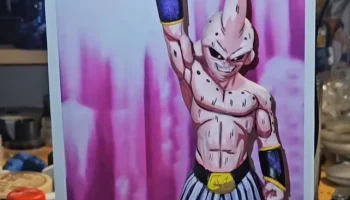 Стенд для демонстрации атаки плазменным шаром Kid Buu/Fre...