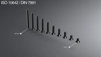 M3 CSK Набор винтов с головкой под торцевой ключ M3x6-M3x..