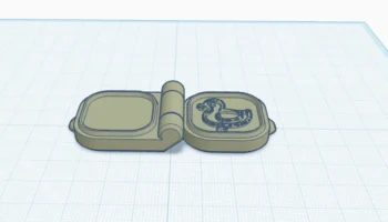 Штамп для глины "Утка"