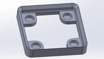 Магнитное основание Parametric Gridfinity - Solidworks......