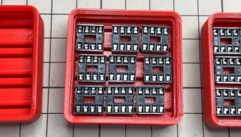 Корзина для микросхем Gridfinity DIP 1