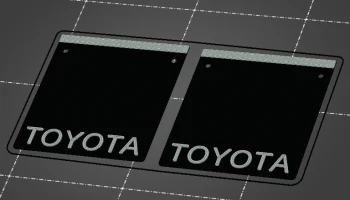 3Dsets Бамбуковые брызговики Toyota Landcruiser............