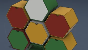 Шестигранные контейнеры и ящики для хранения......