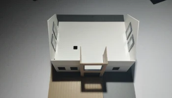 Modernes Einfamilienhaus im Ma&szlig;stab H0/1:87 6