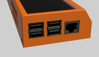 ЖК-дисплей Hyperpixel 4 дюйма MK3S+ RPI 4B с крышкой 2