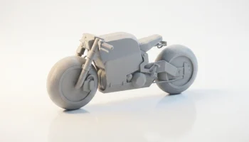 Футуристическая модель мотоцикла для 3D-печати...... 2