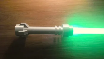 Увеличенная крышка деки светового меча RGB в стиле Lego..... 3