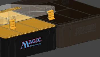 Прочный ящик для хранения Magic: The Gathering, вставки и.. 2