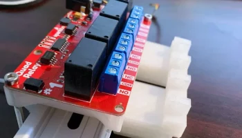 Крепление на DIN-рейку для реле Sparkfun Quad.........