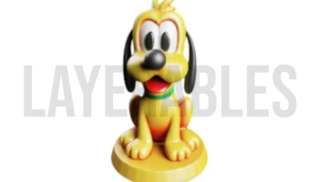 Файл Pluto STL - 3D-печать милой собаки Диснея - модель к... 1