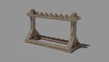Стойка для мечей - разброс D&D 2