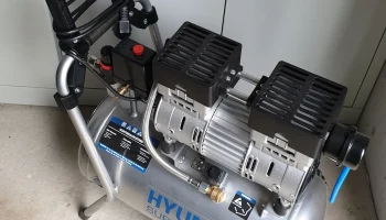Удлиненная ручка для бесшумного компрессора HYUNDAI 24 л ...