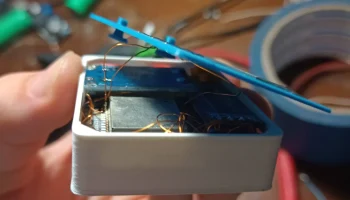 ESP32, OLED 128x32 и корпус TP4056 1