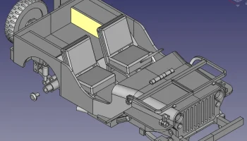 Еще один джип Willys (масштаб 1/20) 6