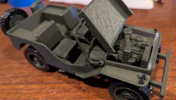 Еще один джип Willys (масштаб 1/20) 1