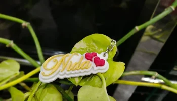 Новый дизайн Именный брелок с ушками (Нида)... Новый дизайн Именный брелок с ушками (Нида)...