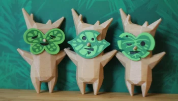 Корок Low Poly (из Zelda BOTW)