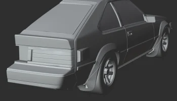 Toyota Celica Supra MK2 Настенный 4