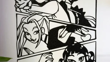 KPop Настенный декор "Охотники на демонов"... 2