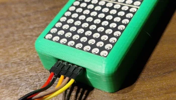 Корпус для 2 светодиодных матричных модулей 8x32 для Ardu...