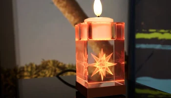 Розетка для Teelicht 50x50 от Glasfoto 3