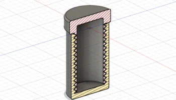 Контейнер с винтовой крышкой V2 2