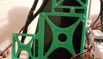 Крепление электроники для Anet A8 (MKS V1.5 + 1 или 2 Mos...