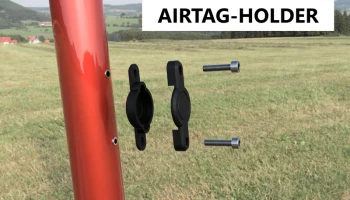 Велосипедный держатель AirTag для крепления на бутылочную...