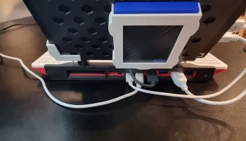 Держатель экрана Pi 400 для 7-дюймового HDMI-дисплея Wavesha 1