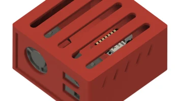 Чехол для монитора качества воздуха SEN66/XIAO ESP32....... 2