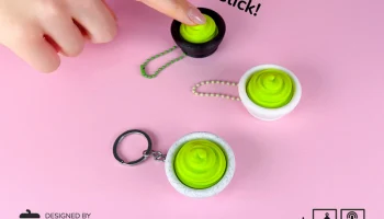 Clicker Wasabi, игрушка-брелок Clicky NoStress для вашей ...