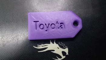 Ключевая бирка Тойота