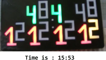Простые двоичные часы 5
