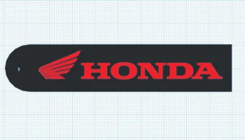 Логотип и брелок мотоцикла Honda