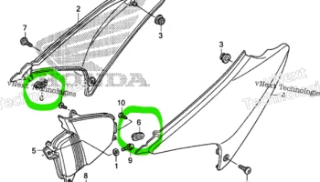 Боковая крышка для мотоциклов Honda CRF 230/150 Dirtbikes... 2