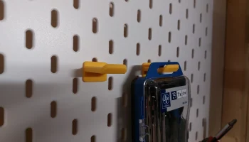 IKEA Skadis Hacken f&uuml; Standard Lochung